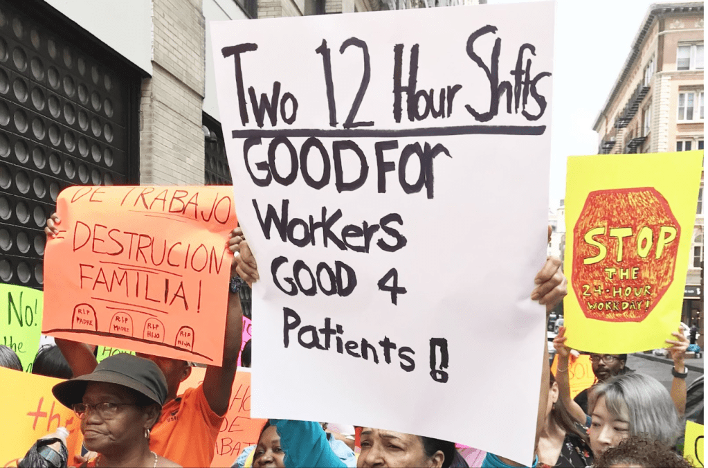 Hundreds of Home Attendants Demand Speaker Adams Bring the “No More 24” Act to a Vote