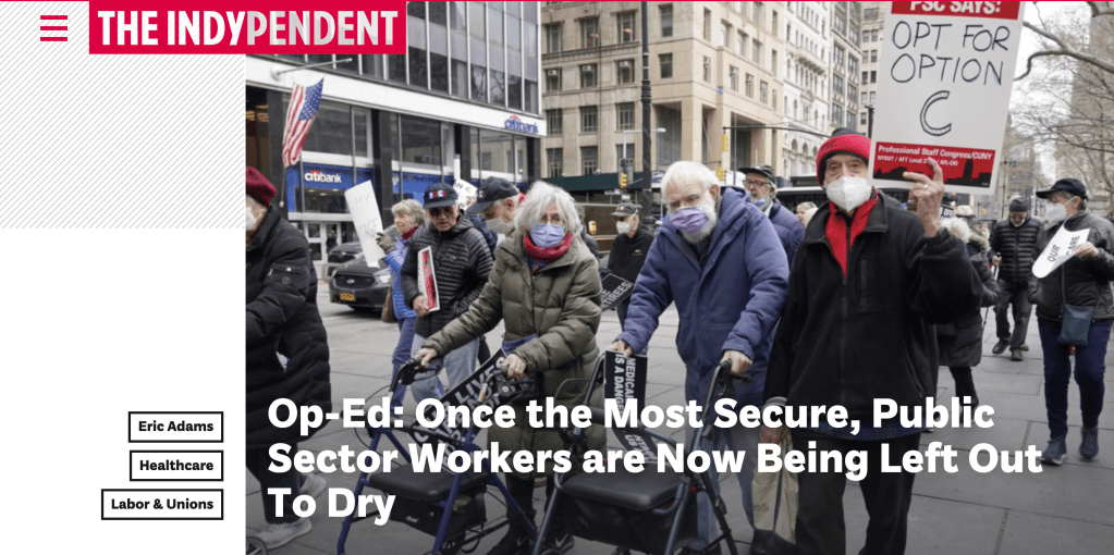 Op-Ed: Once the Most Secure, Public Sector Workers are Now Being Left Out To Dry